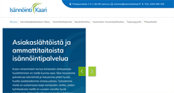 Desktop Screenshot of isannointikaari.fi